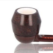 Falcon Standard Meerschaum Lined Smooth Bulldog Bowl