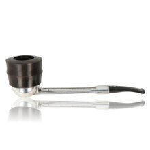 Falcon Standard Curved Aluminium and Briar Pipe (Non-Dental)