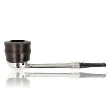 Falcon Standard Straight Aluminium and Briar Pipe (Non-Dental)