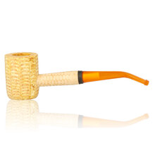 Missouri Meerschaum 690B Legend Bent Corn Cob Pipe (Polished)