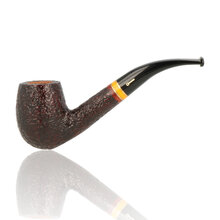 Savinelli Sistina Rustic 670 Burgundy 6mm Briar Pipe