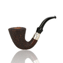 Brebbia Pipa First 1997 Rocciata Scura Calabash Briar Pipe 04 (FIRST1997RS)