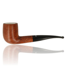  ***DISCONTINUED*** Dr Plumbs Meerschaum Lined Polished Curved Billiard Unfiltered 214