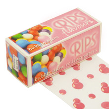 Rips Bubblegum Flavoured Cigarette Papers on a roll