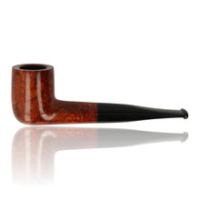 Adsorba Orange Saddle Straight Billiard 9mm Briar Pipe 212
