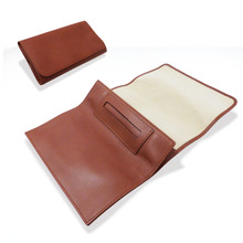 Spanish High Grade Roll Up Leather Tobacco Pouch 50162 Tan