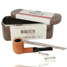 Big Ben Smooth Straight Pipe Smoking Starter Kit (Straight Smooth)