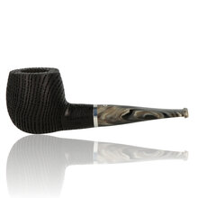 Talamona di Paolo Croci Fossil Rock Bog Oak Pipe 1317 (TAL-55)