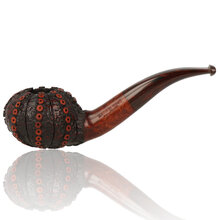 Northern Briars G5 Sea Urchin Hand Carved Briar Pipe NB-246