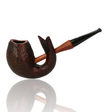 Northern Briars Bespoke Speared Fish Sandblast Briar Pipe NB-206