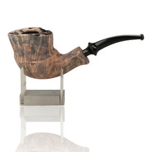 Erik Nording Freehand Signature Smooth Black Grain Briar Pipe 175