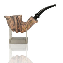 Erik Nording Freehand Signature Smooth Black Grain Briar Pipe 178