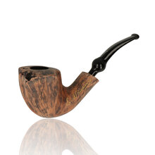 **DISCONTINUED** Erik Nording Freehand Signature Black Grain Briar Pipe 185