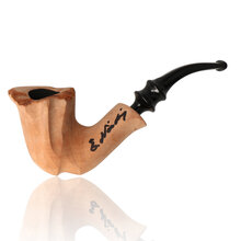 Erik Nording Signature Smooth Natural Freehand Briar Pipe 125