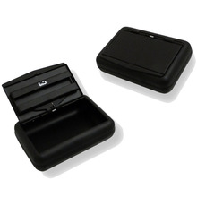 Matte Black 1oz 25g Tobacco tin with paper dispenser (798)