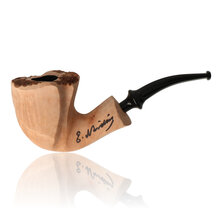 Erik Nording Signature Smooth Natural Freehand Briar Pipe 127