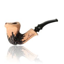Erik Nording Signature Rustic Freehand Briar Pipe 163