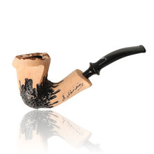 Erik Nording Signature Rustic Freehand Briar Pipe 165