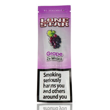 Lone Star (Grape) Cigar Wraps - Pack of 2