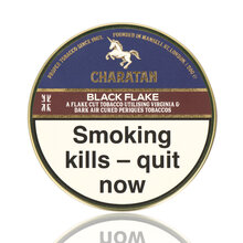 Charatan Black Flake (Dark Flake Equivalent) Pipe Tobacco (50g Tins) 