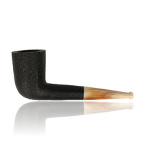 **DISCONTINUED** Ropp Vintage Horn Pipe Sandblast 32s Dublin Briar Pipe ROP-067