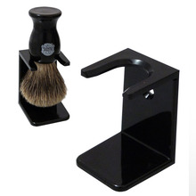 Shaving Brush Stand Black (Wall Mountable)