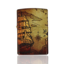 49355 Pirate Ship Design Regular Zippo Lighter