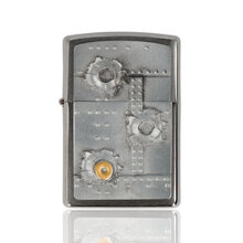 2004519 Zippo Bullet Holes 3d Regular Zippo Lighter