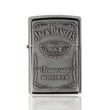 250JD427 Jack Daniels Label Regular Zippo Lighter