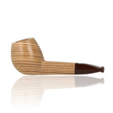Talamona Toscano Zebrano 04 canted egg pipe side view