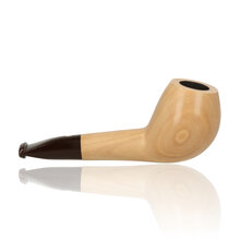 Talamona di Paolo Croci Toscano Olivewood 06 canted egg olivewood pipe with acrylic stem