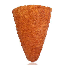 front angle of the Brebbia Pipa First 1997 Rocciata Chiara rusticated briar pipe with metal band and bent acrylic stem