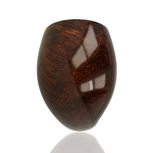 Close up of polished briar bowl on Peterson 160th Anniversary pipe showing rich grain detail