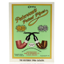 Peterson 1906 catalogue facsimile book cover showing vintage Peterson Patent Pipes artwork