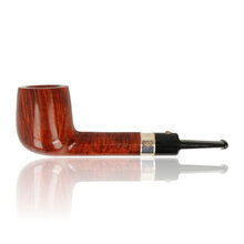 Barling The Very Finest Benjamin 9mm Lovat briar pipe with long shank and smooth finish