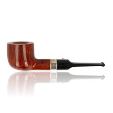 Barling Benjamin The Very Finest 1813 straight billiard briar pipe with smooth red finish