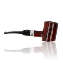 Side view of Barling 1820 poker pipe showing flat base and cylindrical bowl