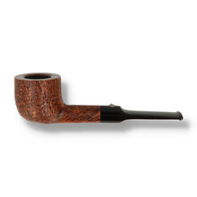 Barling Marylebone Fossil straight pot briar pipe rusticated finish