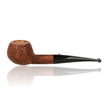 Barling Marylebone Fossil Apple briar pipe with rusticated finish