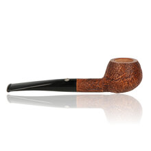 Side view of Barling Marylebone Fossil Apple briar pipe