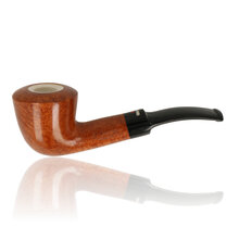 Dr Plumb curved calabash pipe 4598-01 with meerschaum lining and 9mm filter system