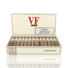 A Full box of cellophane wrapped VF 50 cigars