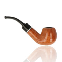 The Dr Plumb’s 9mm Filtered Light Dinky Briar Pipe offers a compact and convenient smoking experience ideal for discerning smokers.
