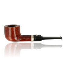Barling Trafalgar 1813 pot briar pipe polished finish