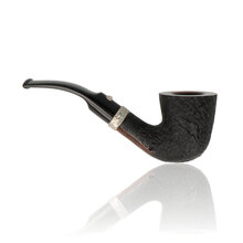 Barling 1821 Fossil bent Dublin pipe bowl and band detail