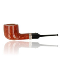Barling Trafalgar Very Finest 1813 pot briar pipe smooth finish