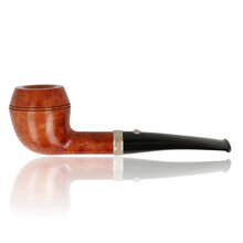 Barling Trafalgar Very Finest 1817 Rhodesian briar pipe curved stem