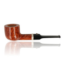 Barling Nelson straight pot briar pipe saddle stem