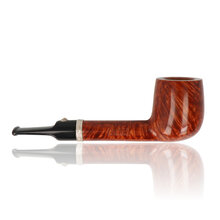 Barling Lovat briar pipe saddle stem 9mm filter