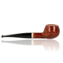 Barling 9mm briar pipe curved Apple shape